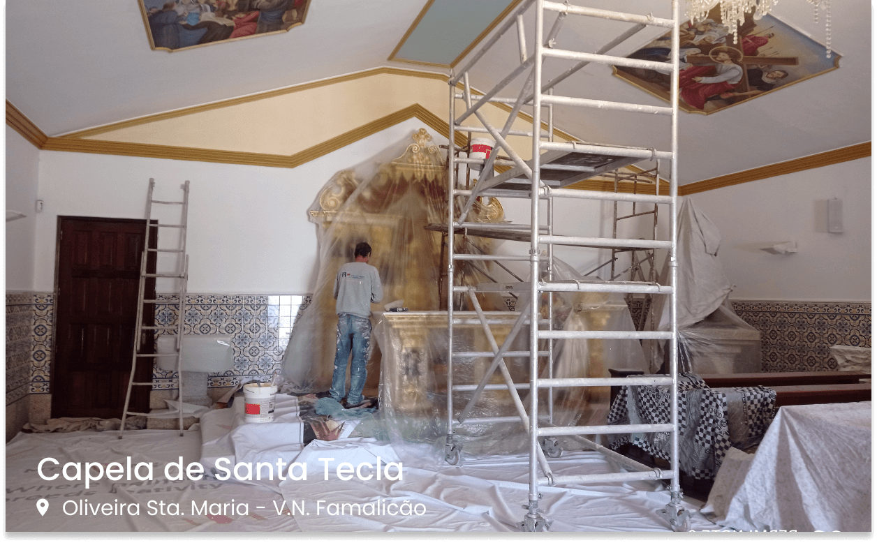 Serviços de Pintura Capela de Santa Tecla