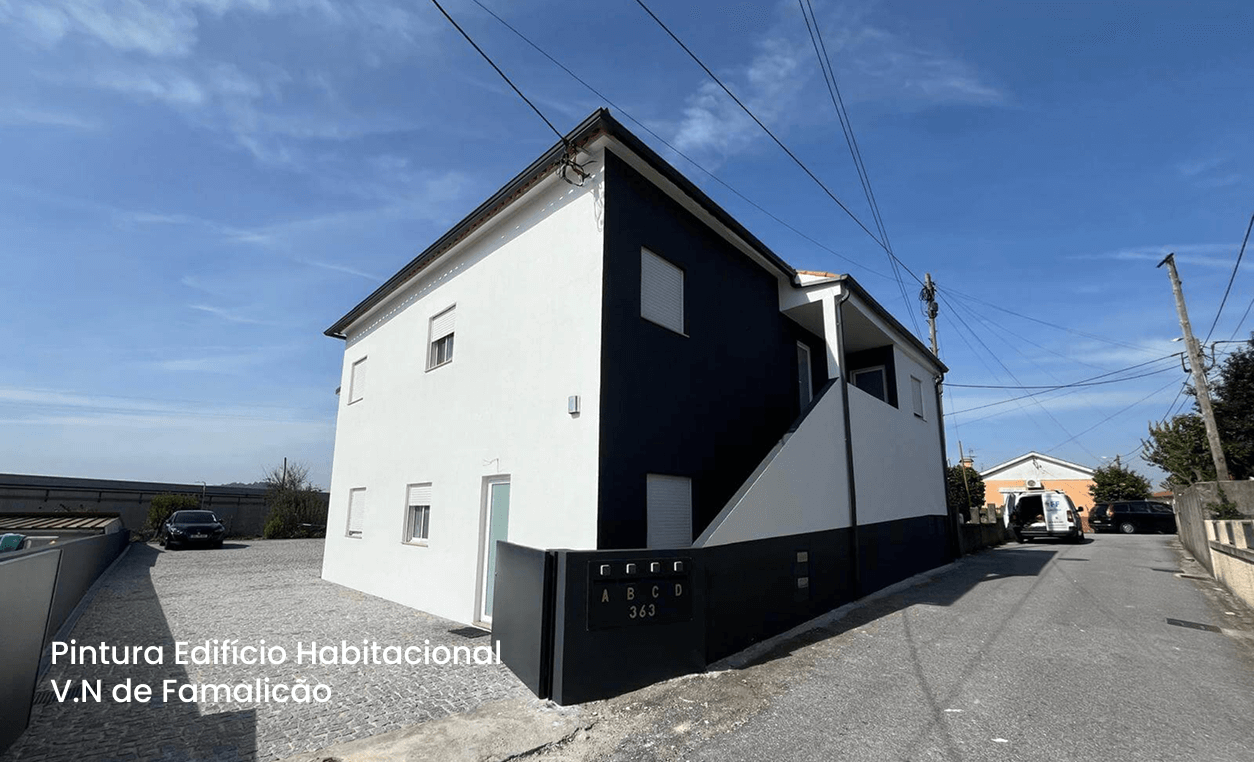 Pintura Exterior Edifício Habitacional_Pintores Famalicão_Guimarães